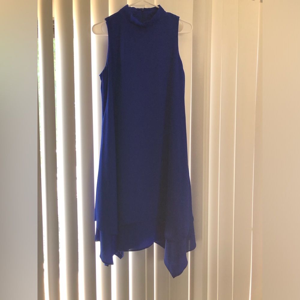 London Times Royal Blue Dress